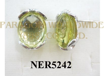 925 Sterling Silver Earrings Lemon Quartz- NER5242