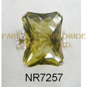 925 Sterling Silver Ring Lemon Quartz - NR7257