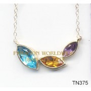 10K Yellow Gold Necklace Multi - TN375 