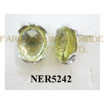 925 Sterling Silver Earrings Lemon Quartz- NER5242