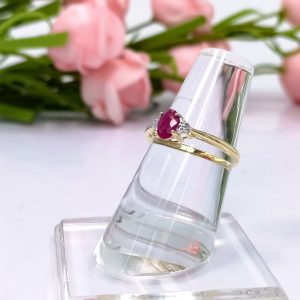 Gold Ring 10K Ruby – TR1506E