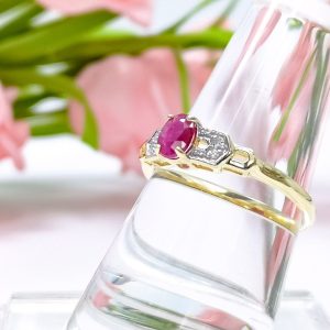 Gold Ring 10K Ruby - TR2894