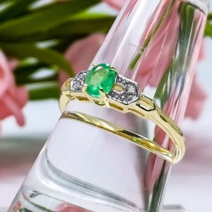 Gold Ring 10K Emerald - TR2894