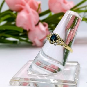 Gold Ring 10K Sapphire - TR2897D