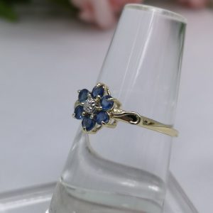 Gold Ring 10K Sapphire - TR7381