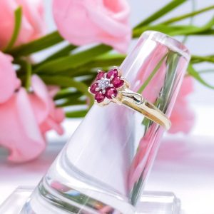 Gold Ring 10K Ruby - TR7381