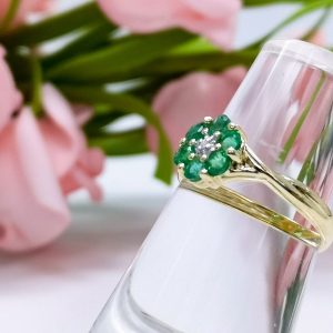 Gold Ring 10K Emerald - TR7382