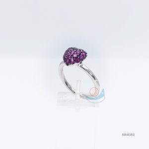 925 Sterling Silver Ring Amethyst - NR4083